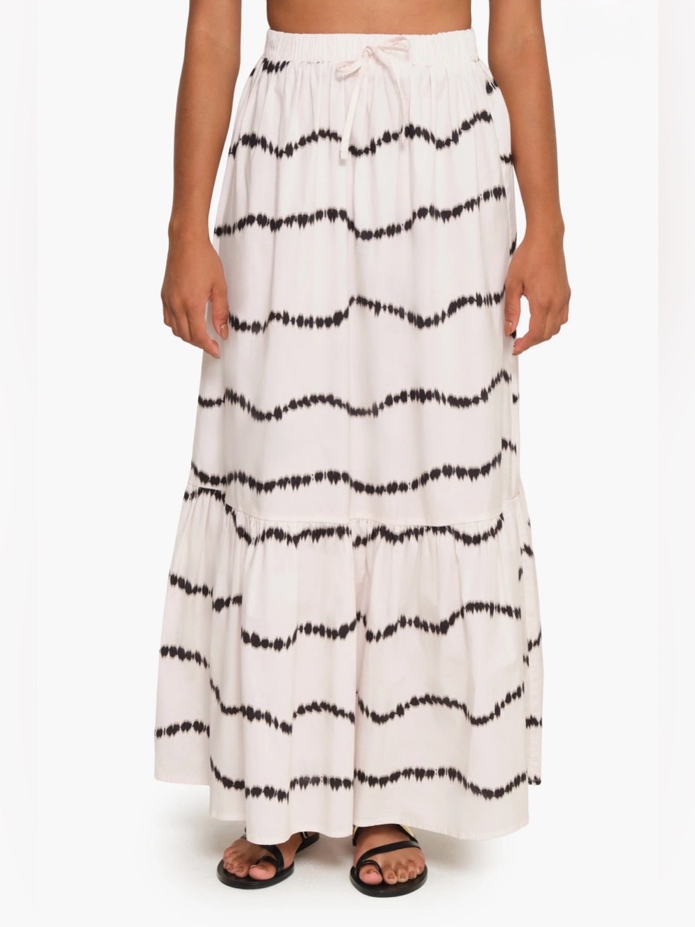 NWT the lulo project $350 crustacean maxi skirt Size Small